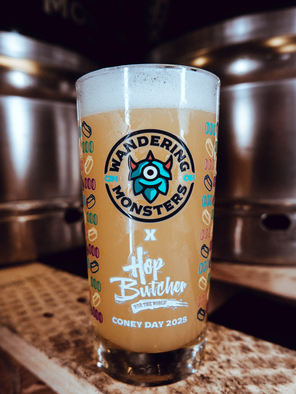 Commemorative Coney Day 2025 Glass