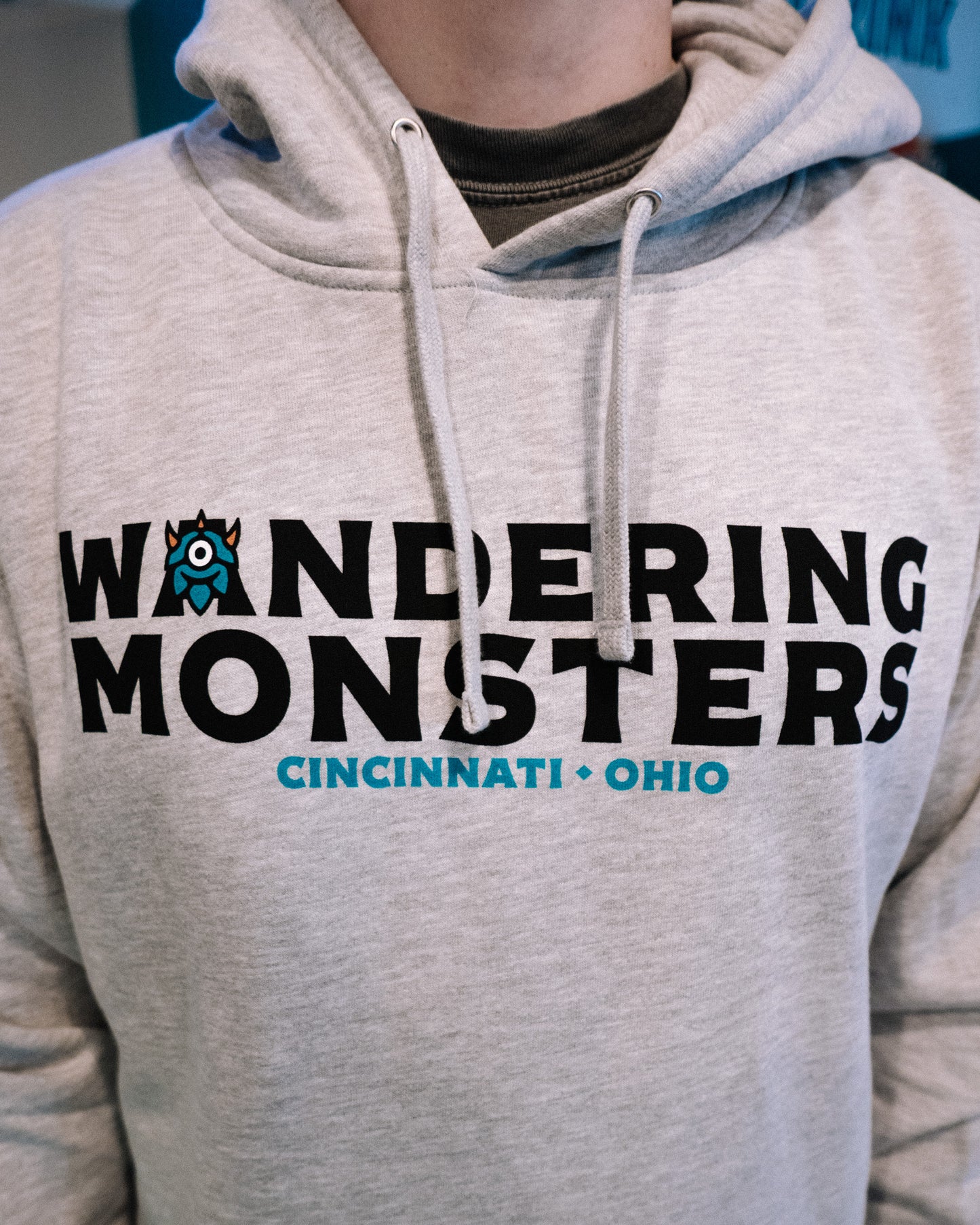 Gray Monster Hoodie