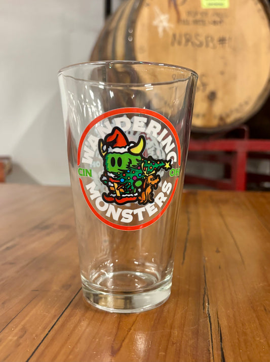 Grinch Pint Glass